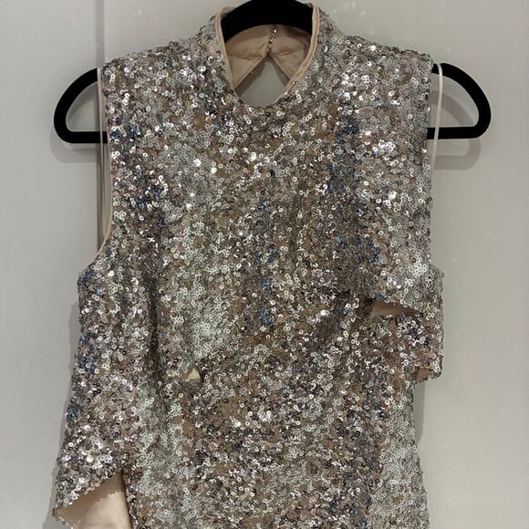 NWT Keepsake the Label Landslide Sequin Mini Dress Sz 6 - Picture 2 of 11